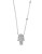 Effy 14K White Gold and 0.26 TCW Diamond Hamsa Necklace - DIAMOND