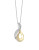 Effy Two-Toned Gold and 0.69 TCW Diamond Teardrop Pendant - DIAMOND