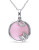 Concerto Diamond and Pink Opal Butterfly Necklace - OPAL