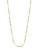 Fine Jewellery 14K Yellow Gold Mixed Link Necklace - CUBIC ZIRCONIA