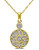 Concerto .125 CT Diamond TW Fashion Pendant With 14k Yellow Gold Chain - DIAMOND