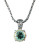 Effy Sterling Silver 18K Yellow Gold And Green Amethyst Pendant - AMETHYST