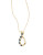 Fine Jewellery 14k Yellow Gold Sapphire and 0.06 tcw Diamond Teardrop Necklace - BLUE