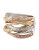 Effy 14K Tri Tone Gold 0.17ct Diamond Ring - TRI GOLD - 7
