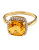 Effy 14K Yellow Gold Diamond And Citrine Ring - CITRINE - 7