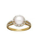 Fine Jewellery 14K Pearl Ring - WHITE - 7