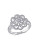 Concerto .33 CT Diamond TW 14k White Gold Fashion Ring - DIAMOND - 6