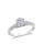 Concerto .33 CT Diamond TW 14k White Gold Fashion Ring - DIAMOND - 7