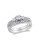 Concerto .5 CT Diamond TW 14k White Gold Bridal Set Ring - DIAMOND - 6
