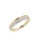Fine Jewellery Yellow Gold Pave Stone Ring - CUBIC ZIRCONIA - 7