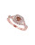 Effy 14K Rose Gold Espresso Diamond Ring - DIAMOND - 7