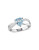 Concerto 1.33TCW Blue Topaz and Diamond Accent Heart Ring - TOPAZ - 6