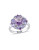 Concerto Amethyst and Tanzanite Sterling Silver Ring - MULTI - 6