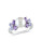 Concerto Amethyst and Tanzanite Pearl Ring with 0.03TCW Diamond Accent - MULTI - 5