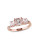 Concerto 1.4 TCW Morganite Ring with 0.04 TCW Diamonds - PINK - 9