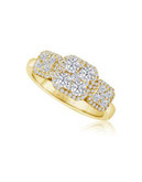 Le Vian 14K Honey Gold Vanilla Boxed Diamonds Ring - WHITE - 7