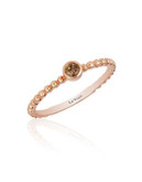 Le Vian 14K Strawberry Gold Stackable Ring - WHITE - 7