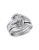 Concerto .75 CT Multi-shape Diamonds TW 14k White Gold Bridal Set Ring - DIAMOND - 7