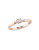 Concerto 0.16TCW Morganite and Diamond Ring - ROSE - 9