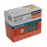 #9 1-1/2in Structural Screw 100 Count