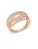 Fine Jewellery 0.5tcw Diamond 14k Rose Gold Ring - ROSE GOLD - 7
