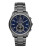 Michael Kors Gunmetal Aiden Watch with a Navy Dial MK8418 - GREY