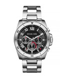 Michael Kors Stainless Steel Chronograph Bracelet Watch - SILVER