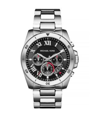 Michael Kors Stainless Steel Chronograph Bracelet Watch - SILVER