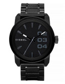 Diesel Men's Round Black Ion-Plated Watch - BLACK