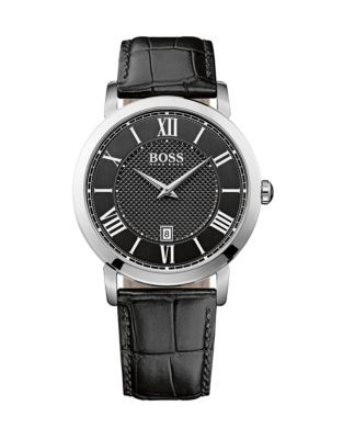 Boss Mens Analog Gentleman 1513137 Watch - BLACK