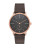 Skagen Denmark Hagen Leather Strap Watch - BROWN