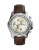Fossil Dean Stainless Steel Leather Chronograph Watch - BROWN