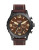Fossil Stainless Steel Leather Chronograph Watch - BROWN
