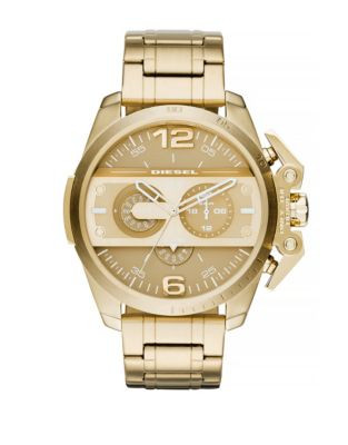 Diesel Ironside Stainless Steel Chronograph Watch - GOLD