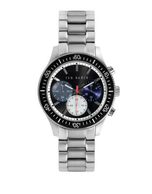 Ted Baker Mens Dress Sport Chronograph Watch 10018726 - SILVER