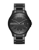 Armani Exchange Analog Hampton Watch - BLACK