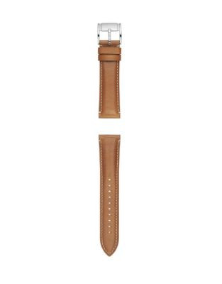 Fossil Q Grant Stainless Steel Leather Replacement Watch Band - BROWN