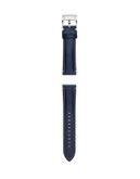 Fossil Q Grant Stainless Steel Leather Replacement Watch Band - BLUE