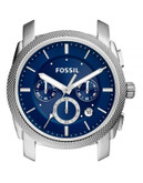 Fossil Machine Chronograph Stainless Steel Case - BLUE