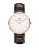 Daniel Wellington Classic York 40mm Leather Strap Watch - BROWN