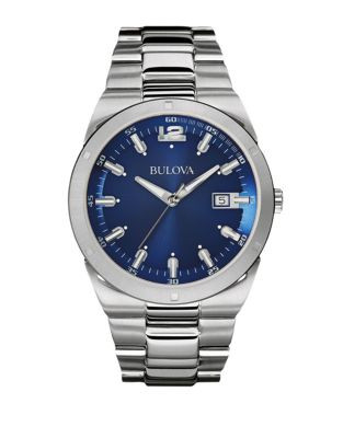 Bulova Mens Classic Collection Oversized 96B220 - SILVER