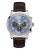 Guess Mens Chronograph Brown Genuine Leather Watch 45mm W0380G6 - BROWN