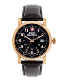 Swiss Military Urban Classic Rose Stainless Steel Watch - BLACK