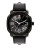 Swiss Military Escort Leather Watch - BLACK