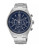 Seiko Stainless Steel Chronograph Watch - SILVER