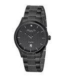 Kenneth Cole New York Men's Genuine Diamond Dial Watch 10021097 - BLACK