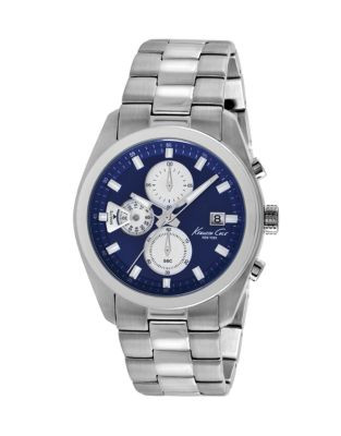 Kenneth Cole New York Stainless Steel Chronograph Watch - SILVER