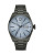 Guess Vertigo Gunmetal and Ice Blue Stainless Steel Bracelet Watch - GREY