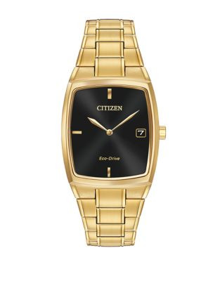 Citizen Stainless Steel Bracelet Dress Watch - GOLD