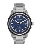 Citizen Ti IP Titanium Bracelet Watch - SILVER